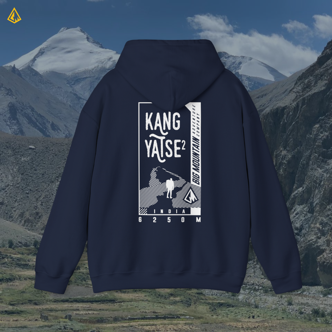 Kang Yatse Unisex Hoodie (White Print) - Main Image