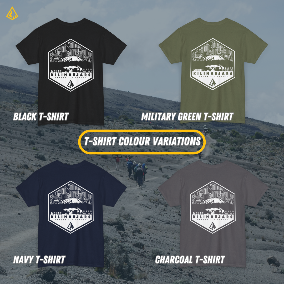 Kilimanjaro Unisex Tee (White Print)
