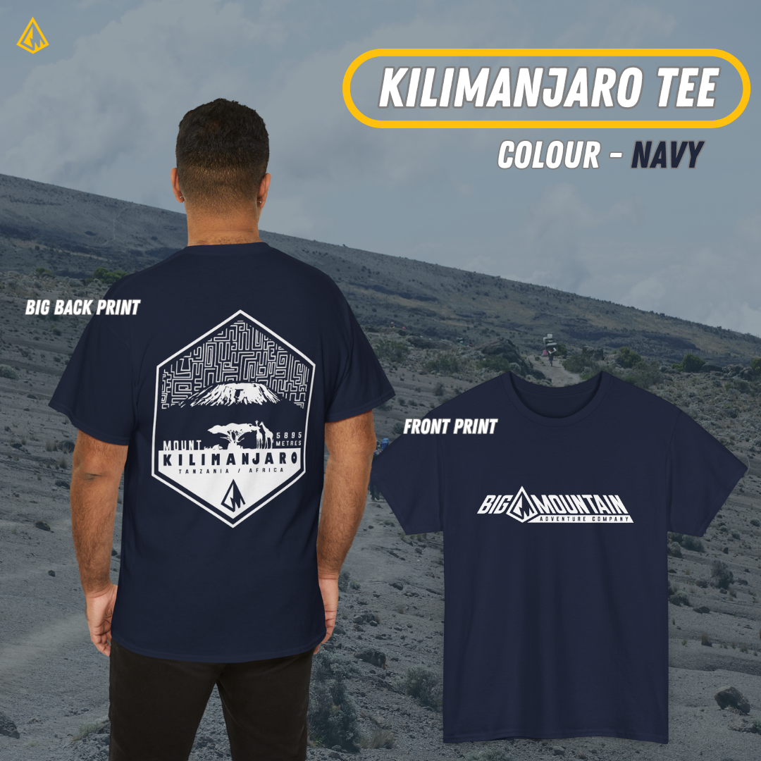 Kilimanjaro Unisex Tee (White Print)