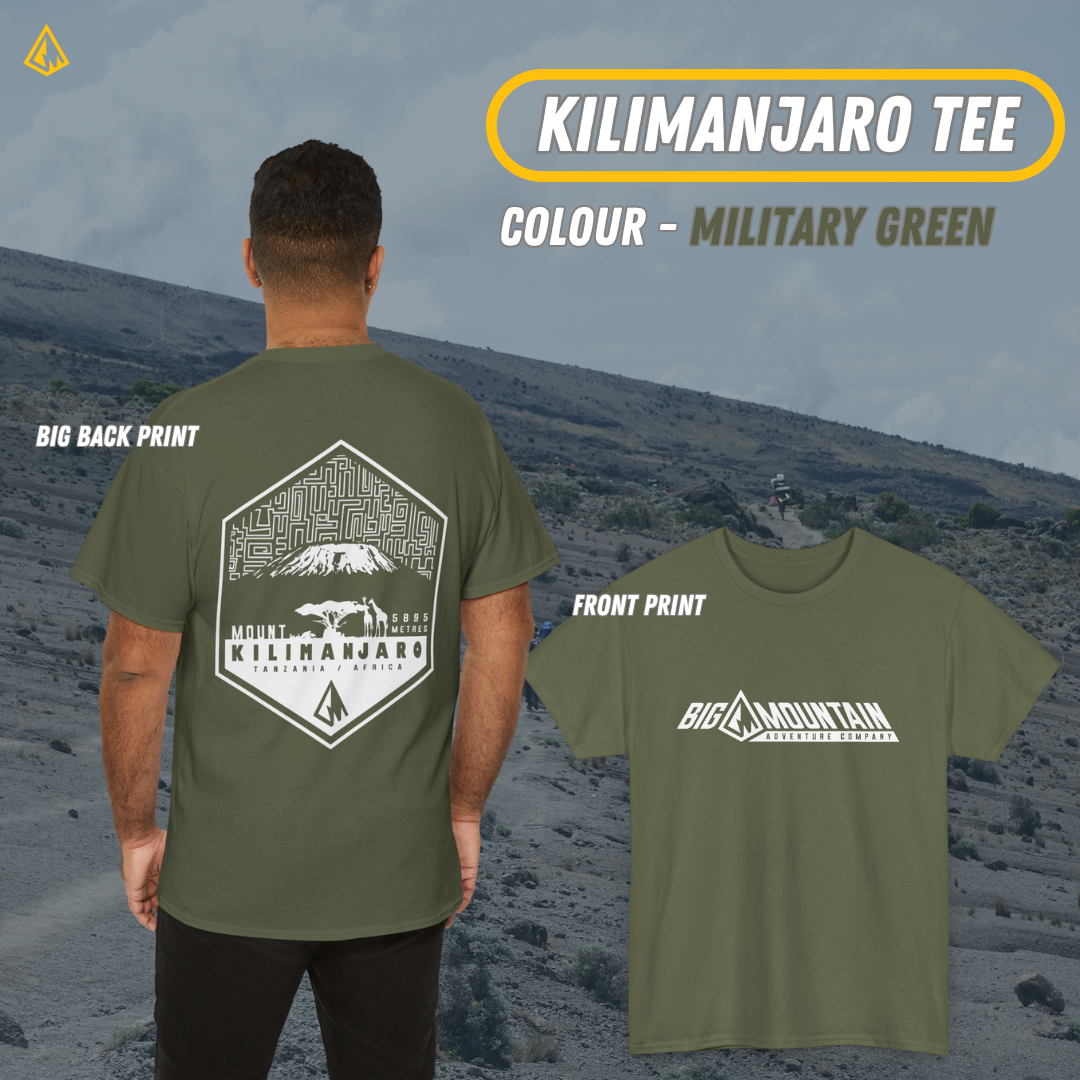 Kilimanjaro Unisex Tee (White Print)