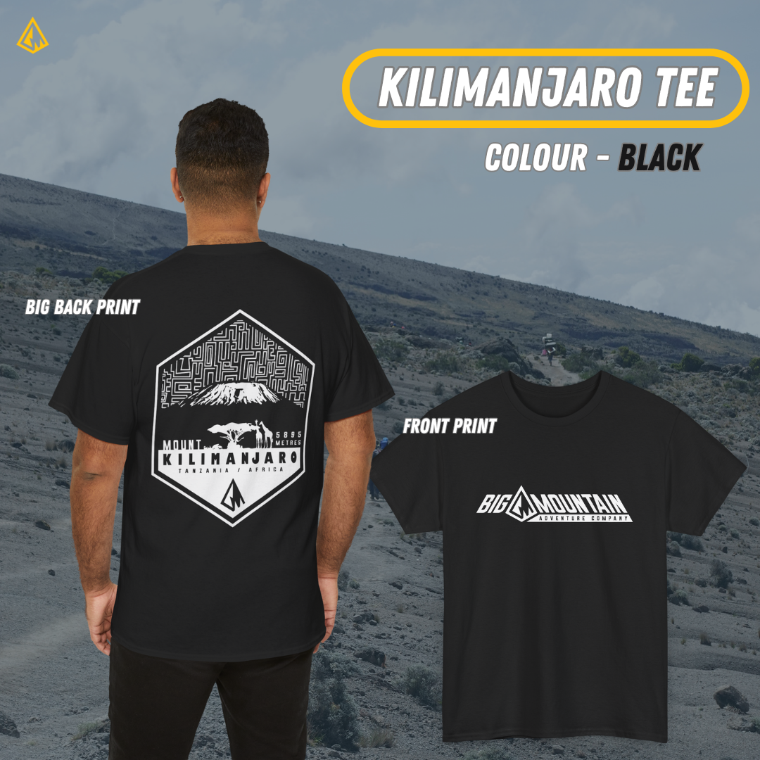 Kilimanjaro Unisex Tee (White Print)
