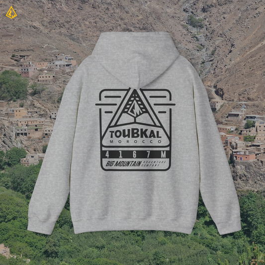 Toubkal Unisex Hoodie (Black Print)