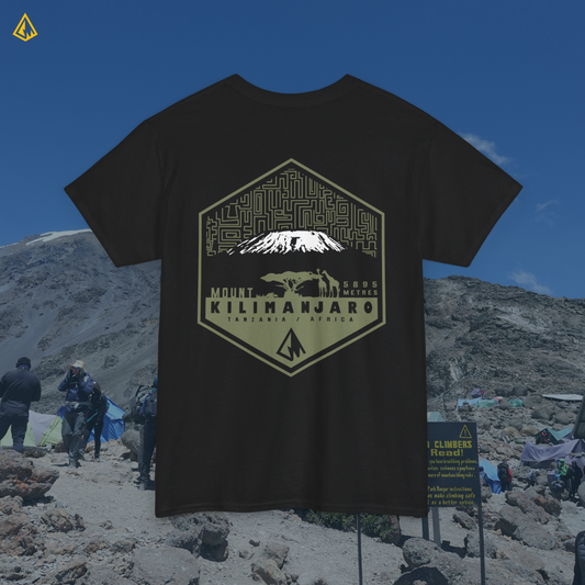 Kilimanjaro Unisex Tee (Green Print)