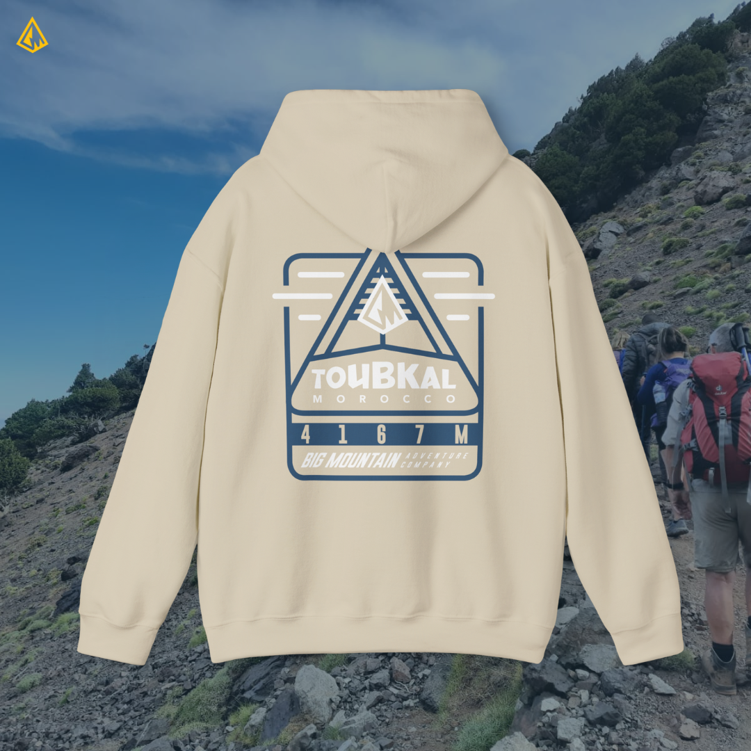 Toubkal Unisex Hoodie (Blue Print)