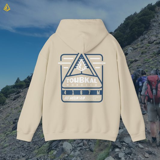 Toubkal Unisex Hoodie (Blue Print)