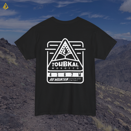 Toubkal Unisex Tee (White Print)