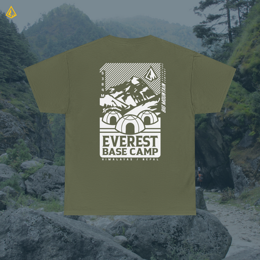 Everest Base Camp Unisex Tee (White Print)