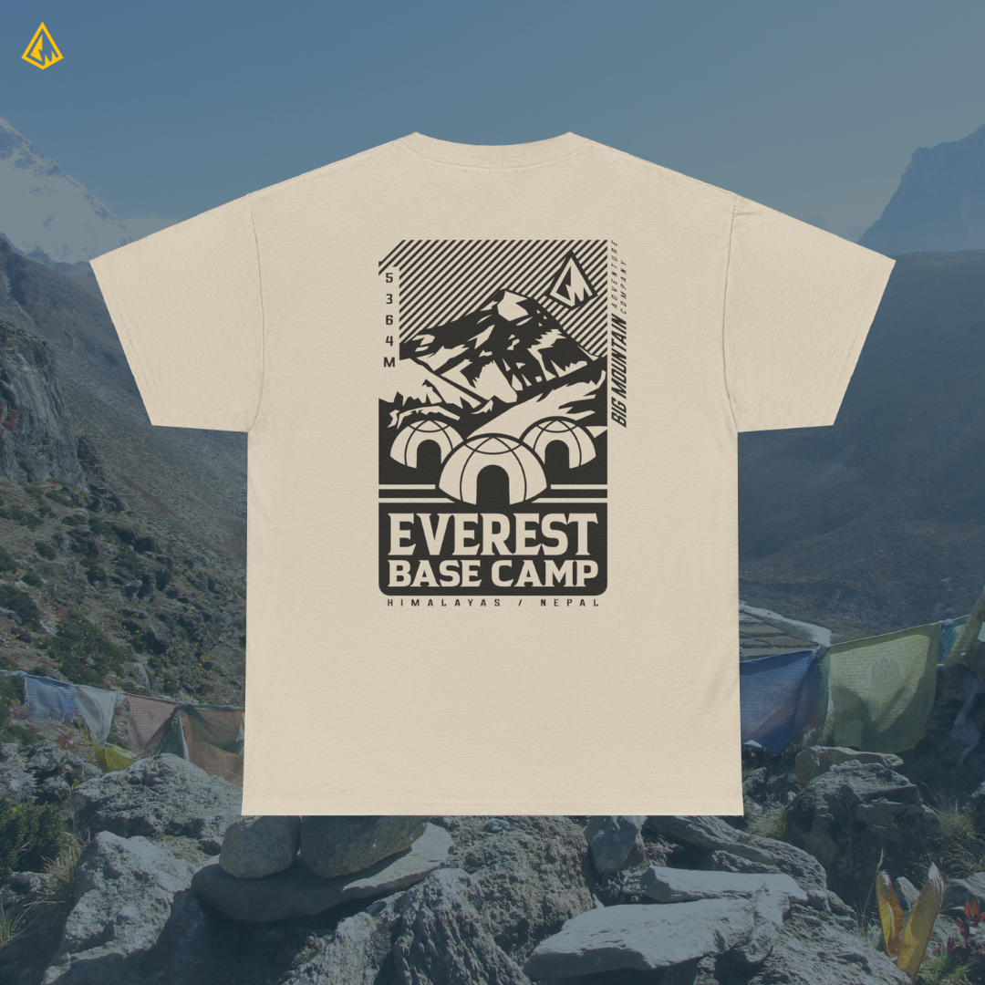 Everest Base Camp Unisex Tee (Black Print)