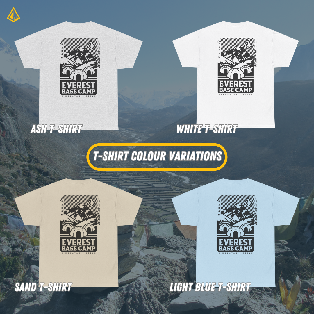 Everest Base Camp Unisex Tee (Black Print)