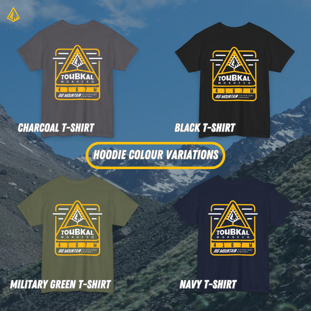 Toubkal Unisex Tee (Yellow Print)