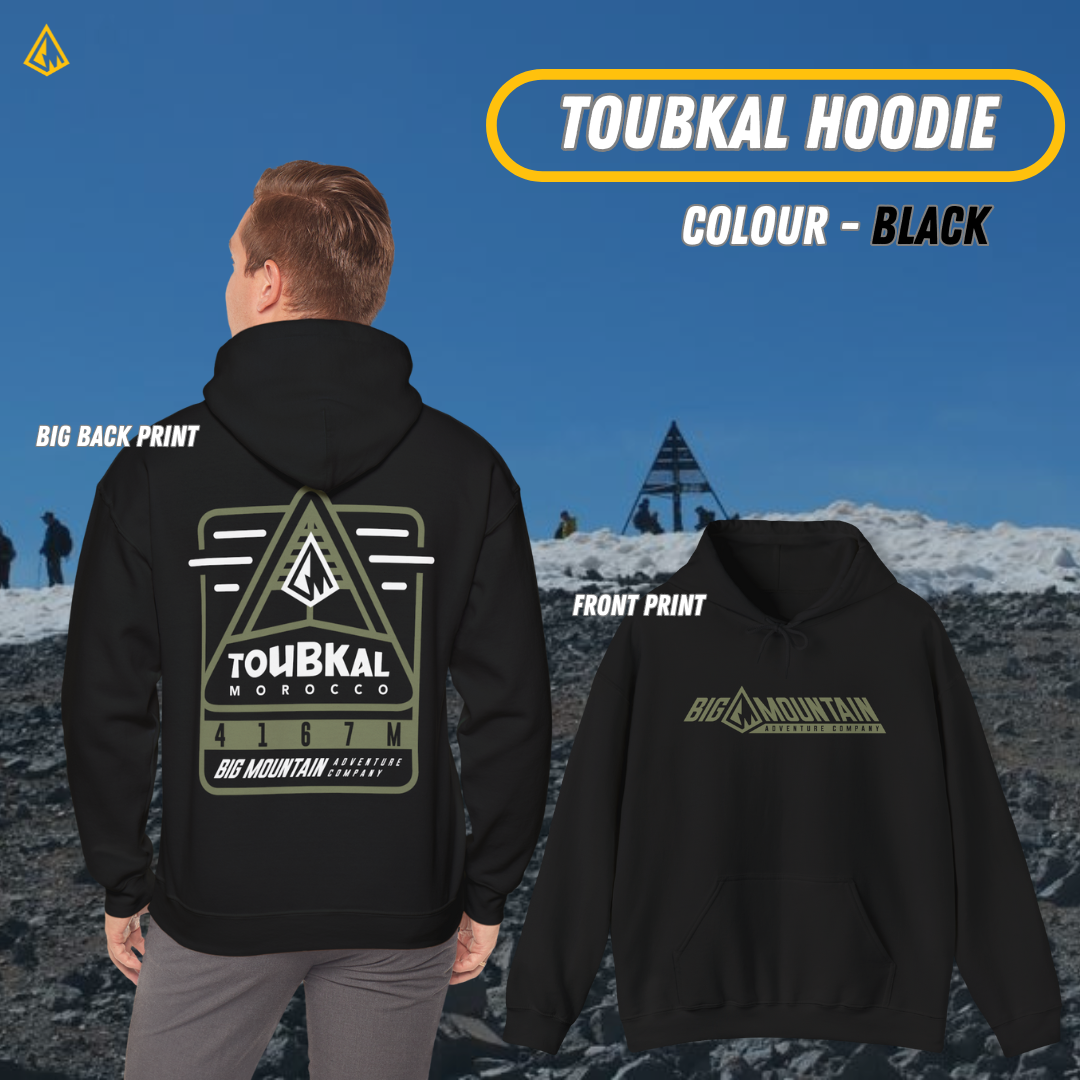 Toubkal Unisex Hoodie (Green Print)