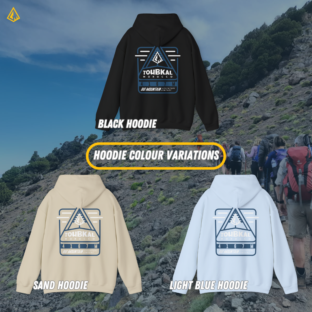 Toubkal Unisex Hoodie (Blue Print)