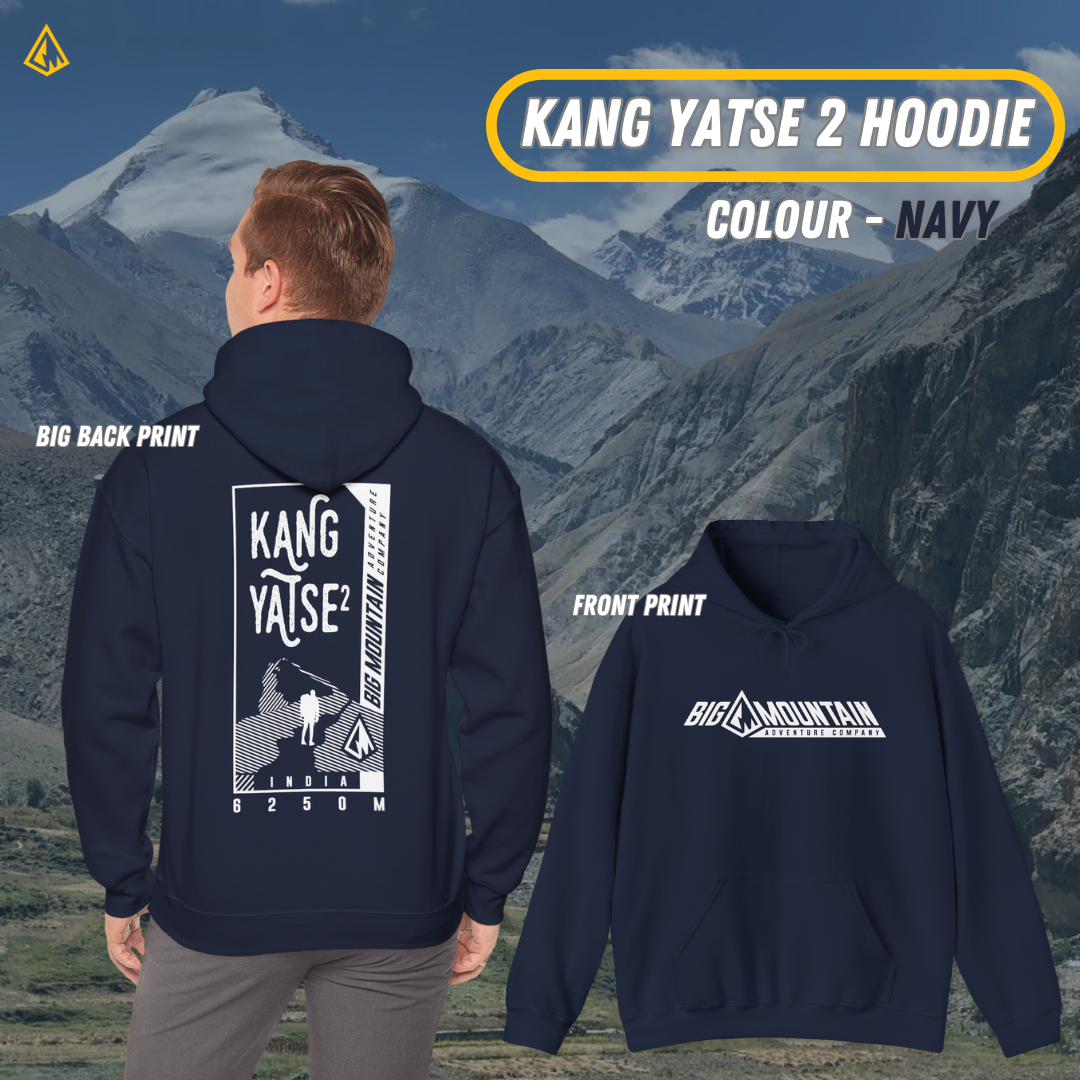 Kang Yatse 2 Unisex Hoodie (White Print)