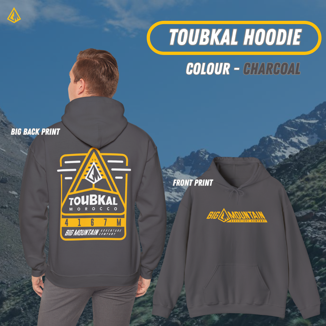 Toubkal Unisex Hoodie (Yellow Print)