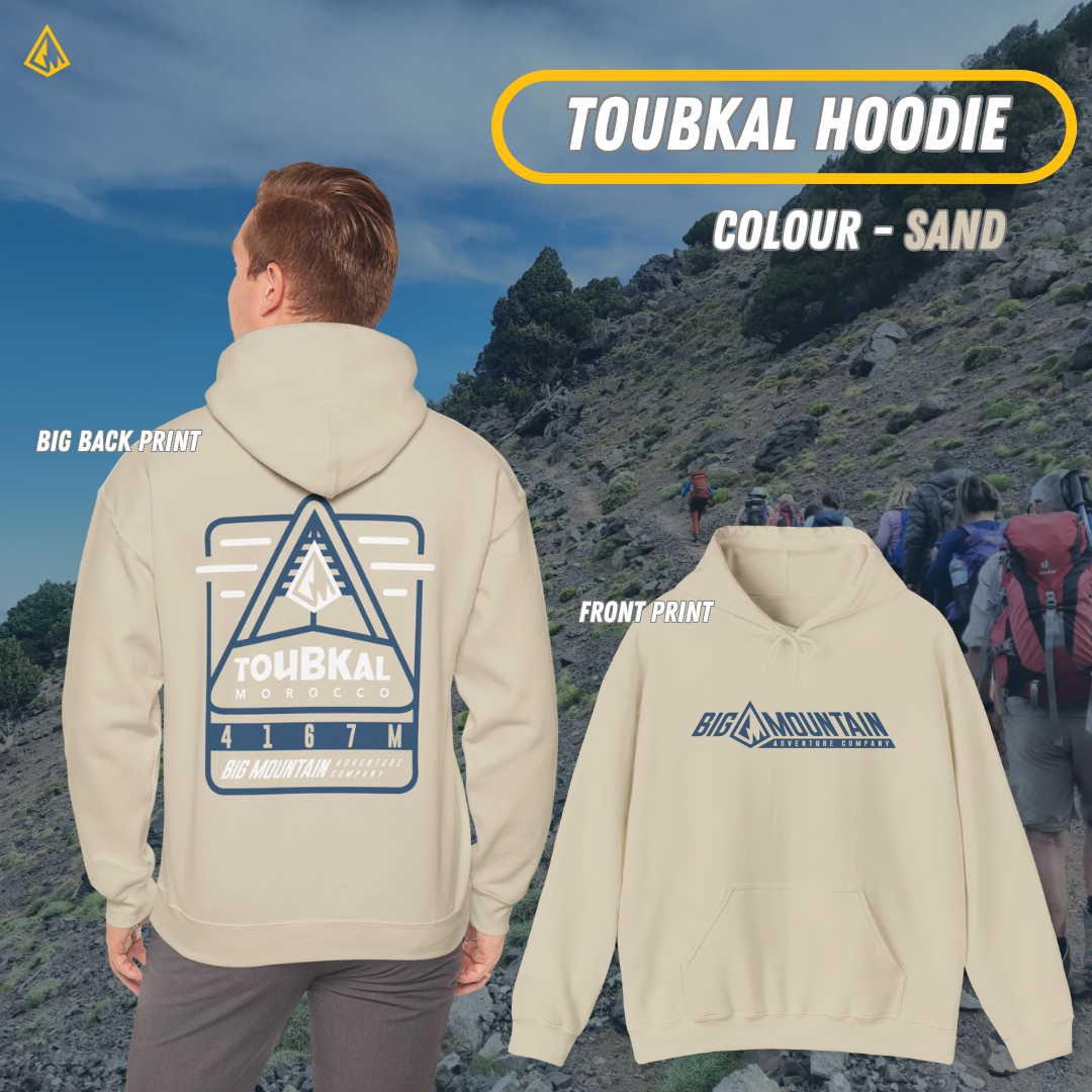 Toubkal Unisex Hoodie (Blue Print)