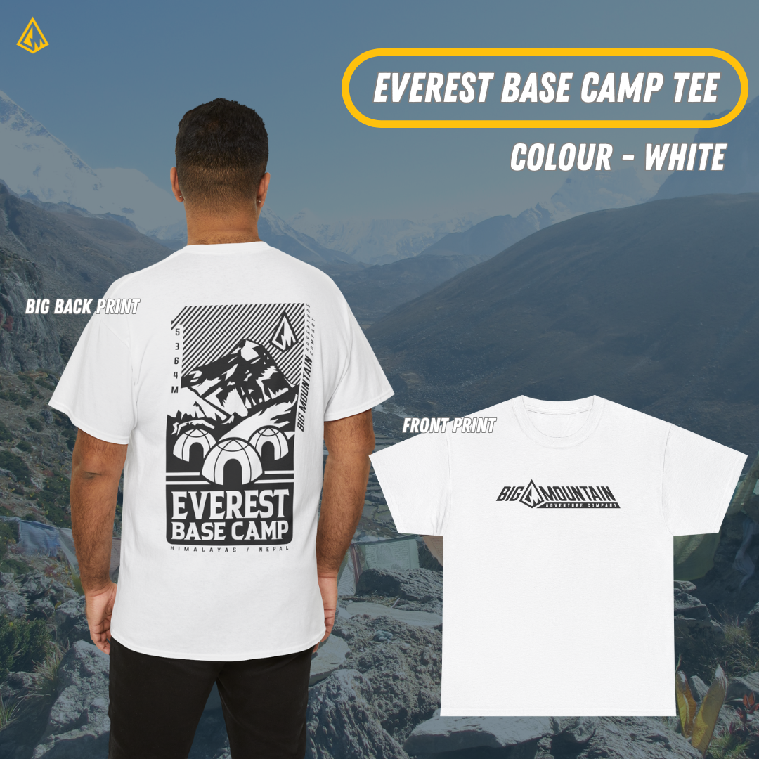 Everest Base Camp Unisex Tee (Black Print)