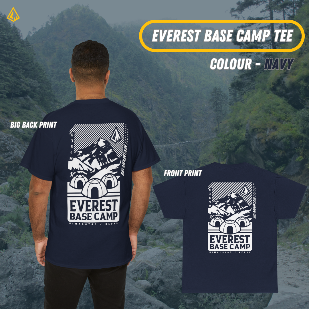 Everest Base Camp Unisex Tee (White Print)