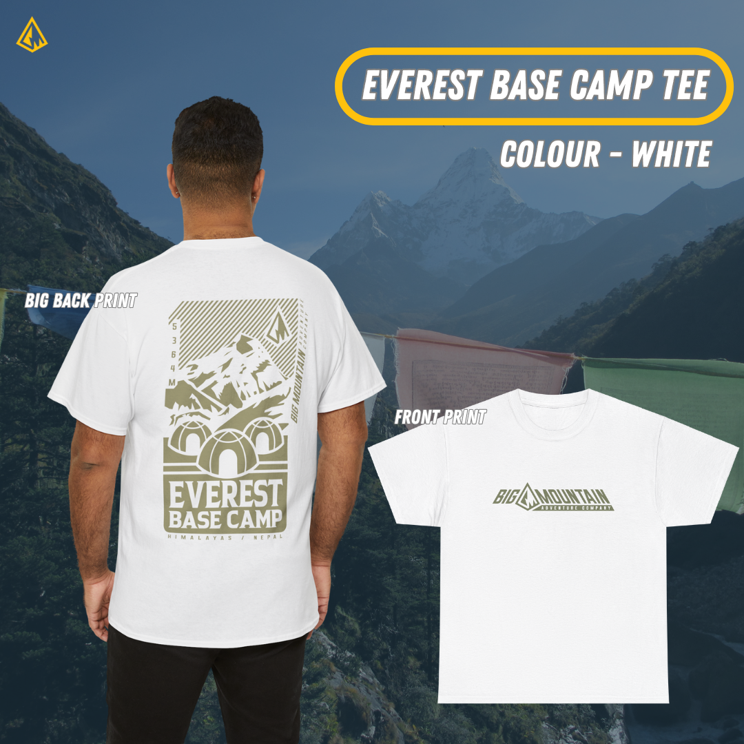 Everest Base Camp Unisex Tee (Green Print)