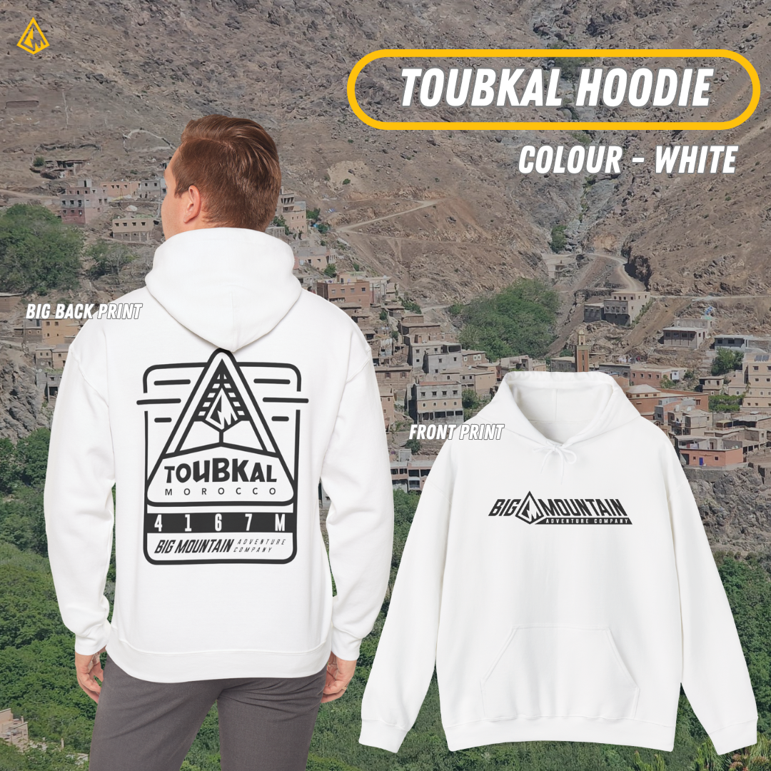 Toubkal Unisex Hoodie (Black Print)