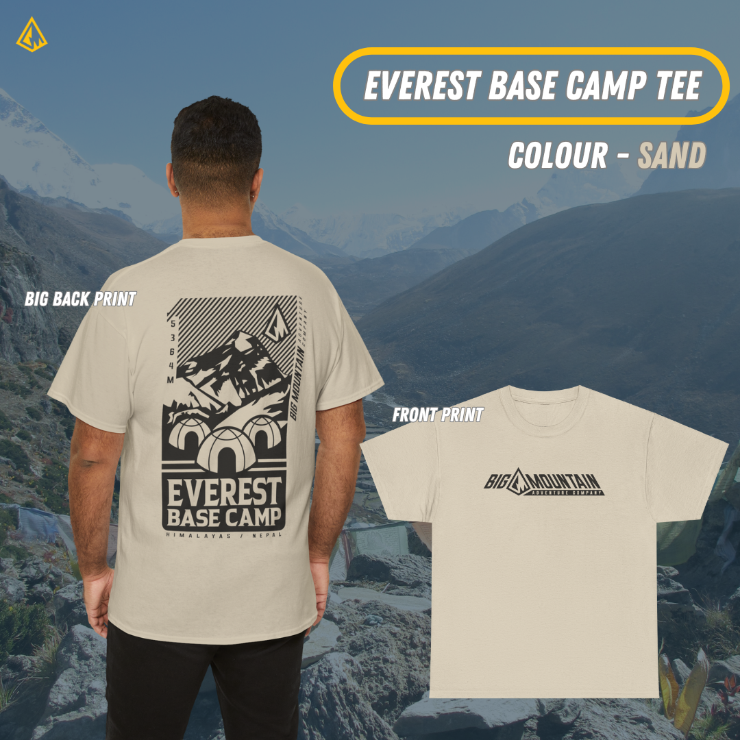 Everest Base Camp Unisex Tee (Black Print)