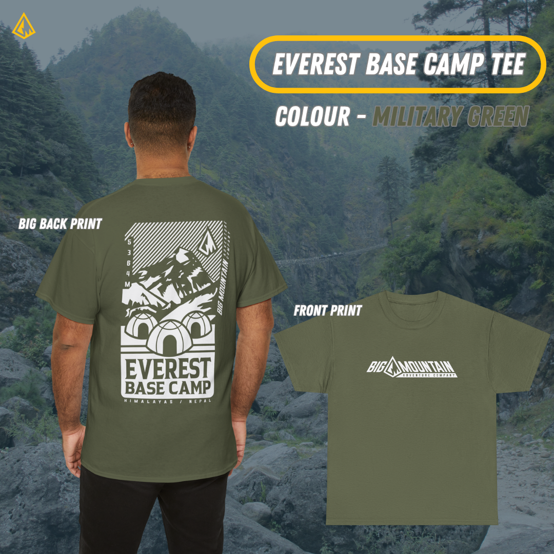 Everest Base Camp Unisex Tee (White Print)