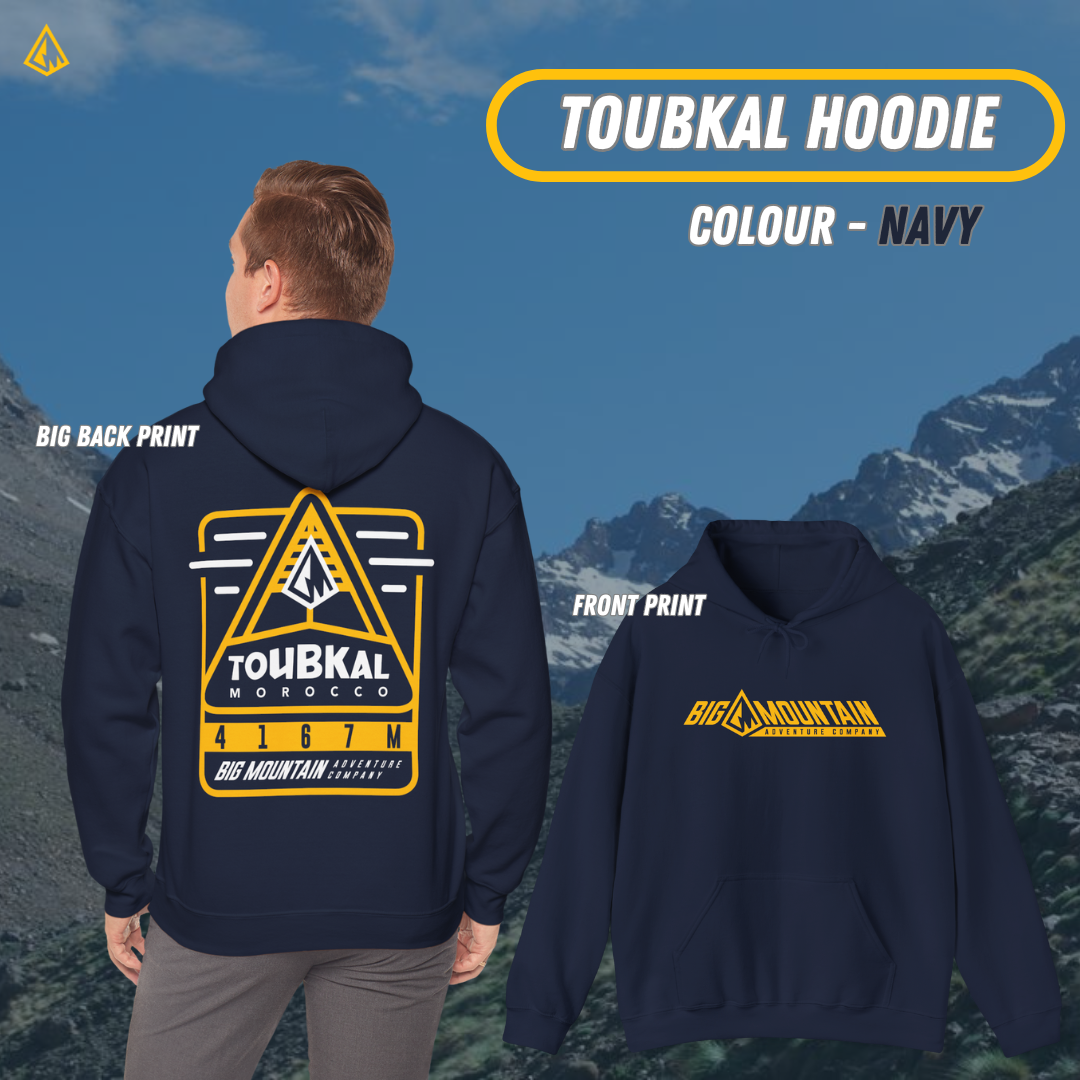 Toubkal Unisex Hoodie (Yellow Print)