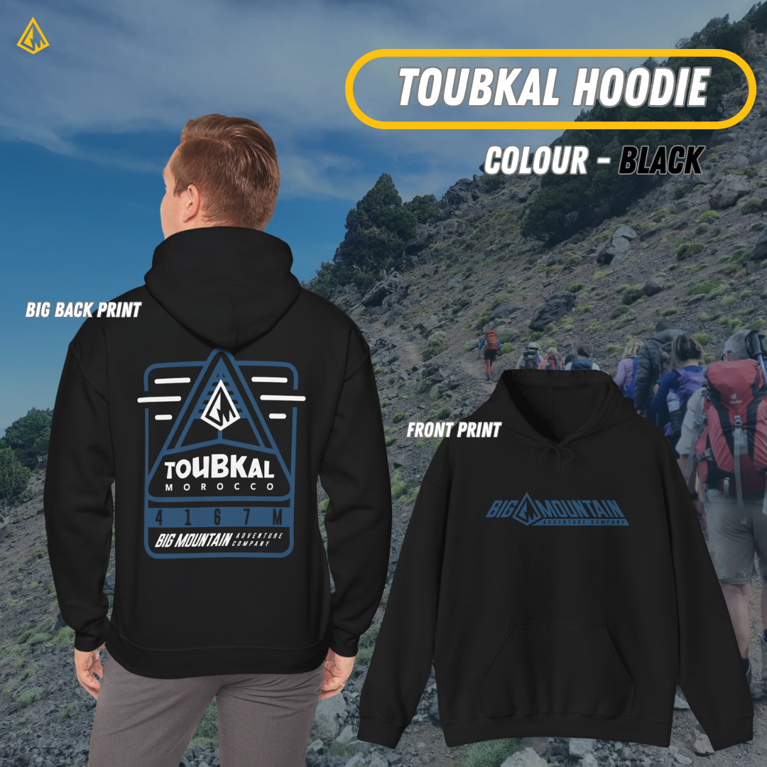 Toubkal Unisex Hoodie (Blue Print)