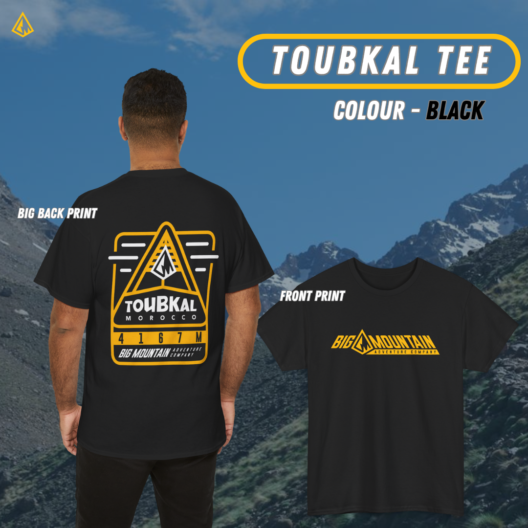 Toubkal Unisex Tee (Yellow Print)